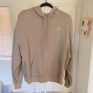 ALO Yoga Tan Hoodie Sweater
